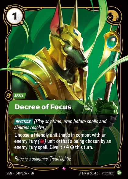 Decree of Focus, Vendetta 040/166