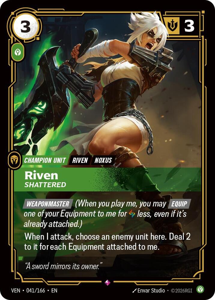 Riven, Shattered, Vendetta 041/166