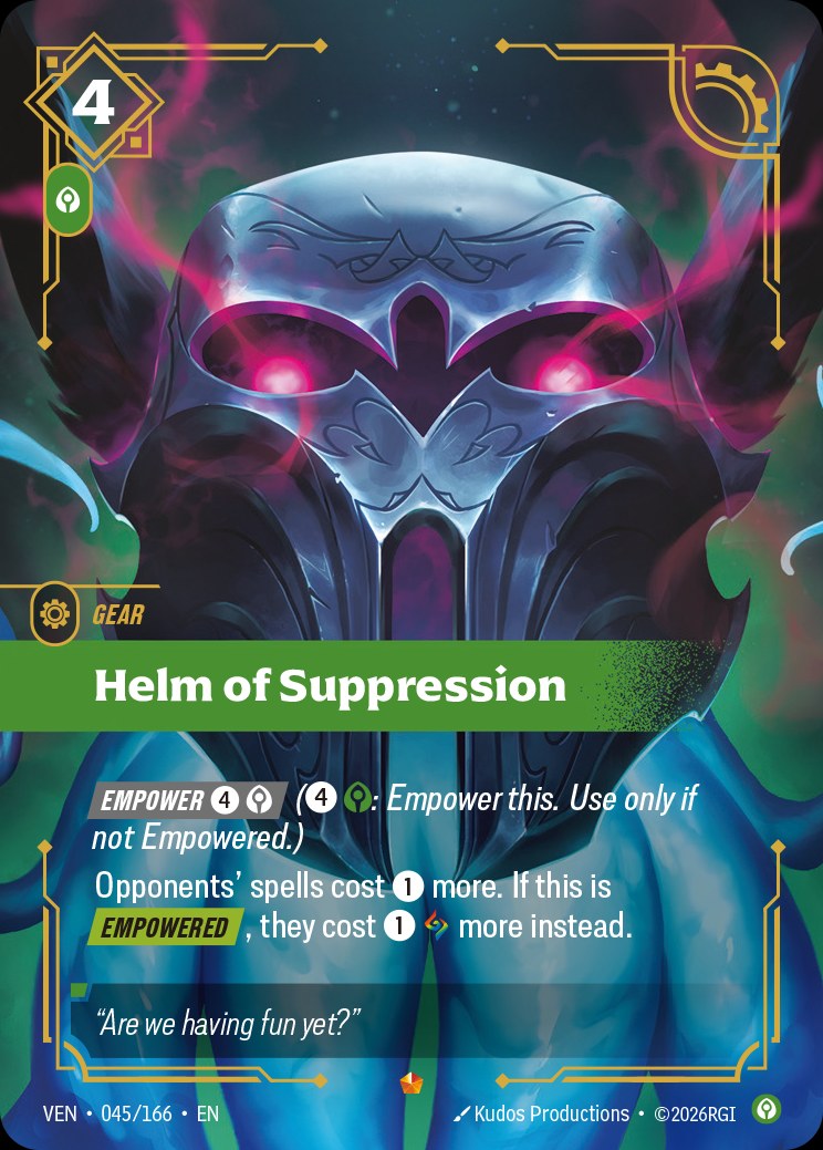 Helm of Suppression, Vendetta 045/166
