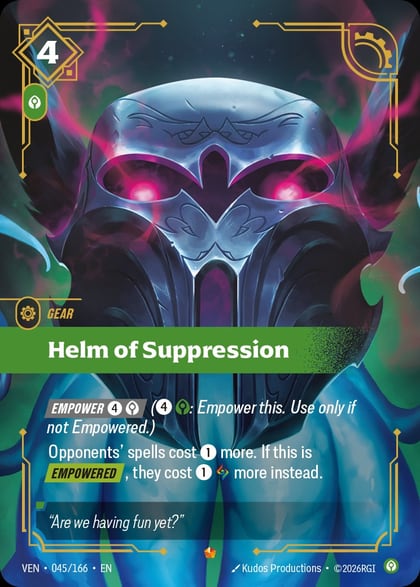 Helm of Suppression, Vendetta 045/166