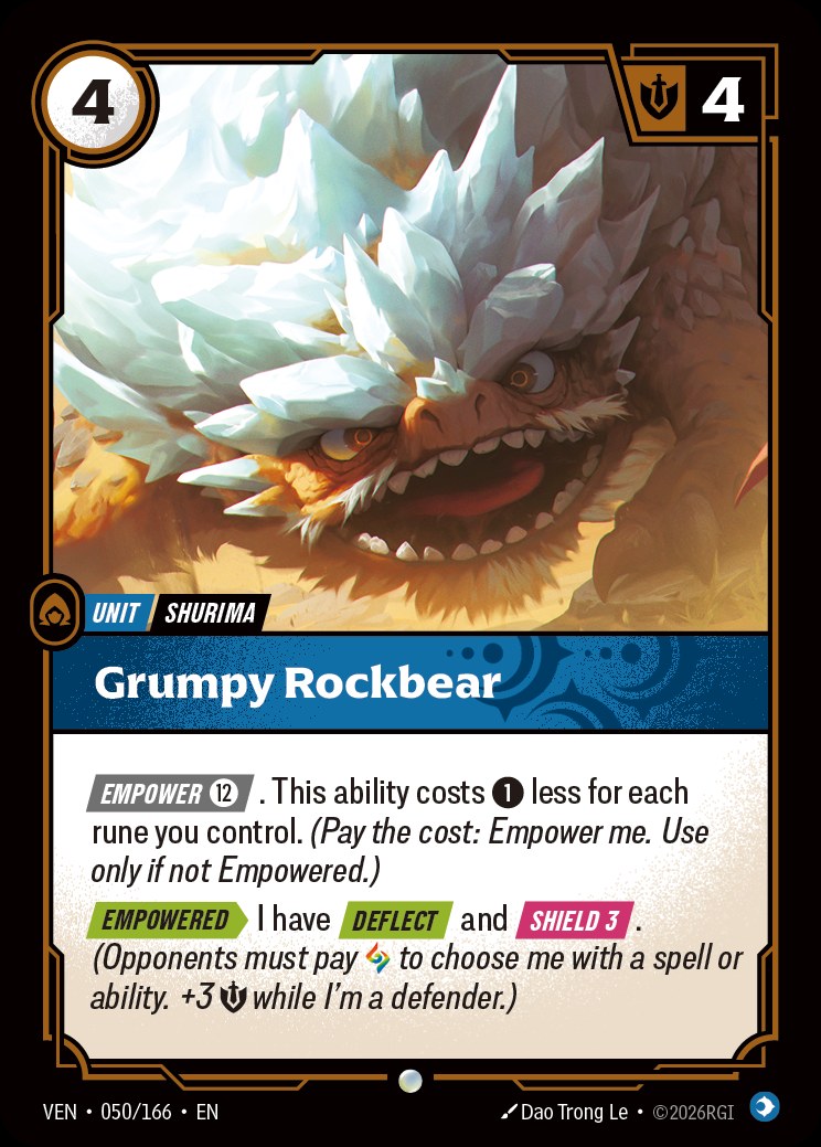 Grumpy Rockbear, Vendetta 050/166