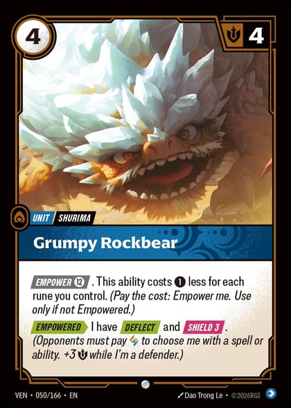 Grumpy Rockbear, Vendetta 050/166