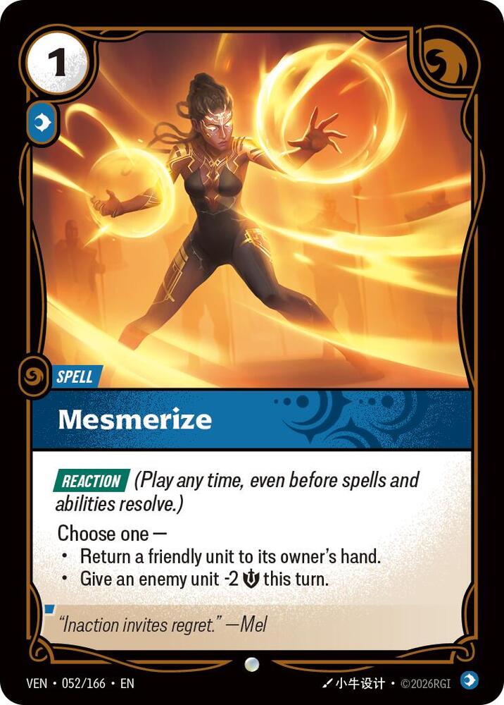 Mesmerize, Vendetta 052/166