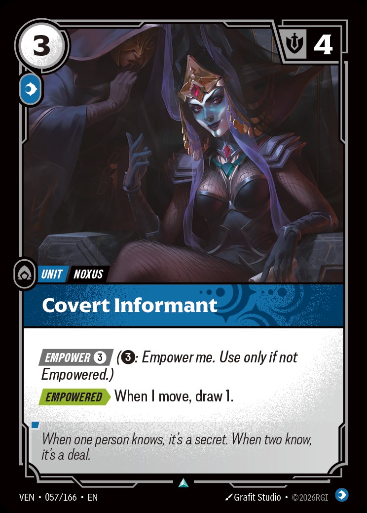 Covert Informant, Vendetta 057/166