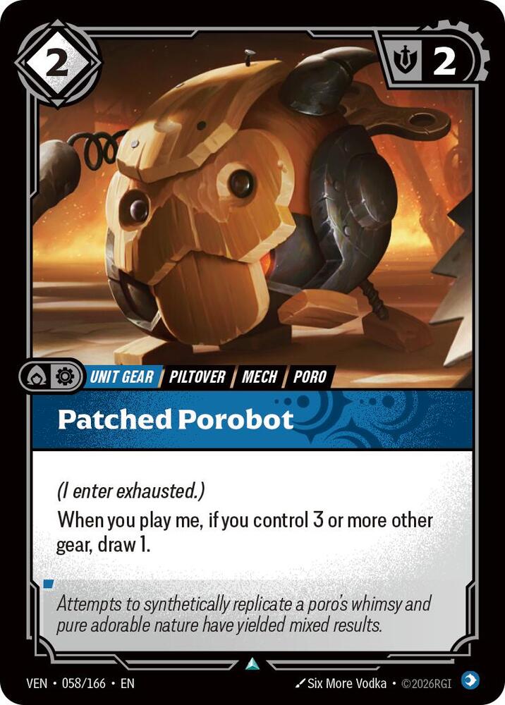 Patched Porobot, Vendetta 058/166