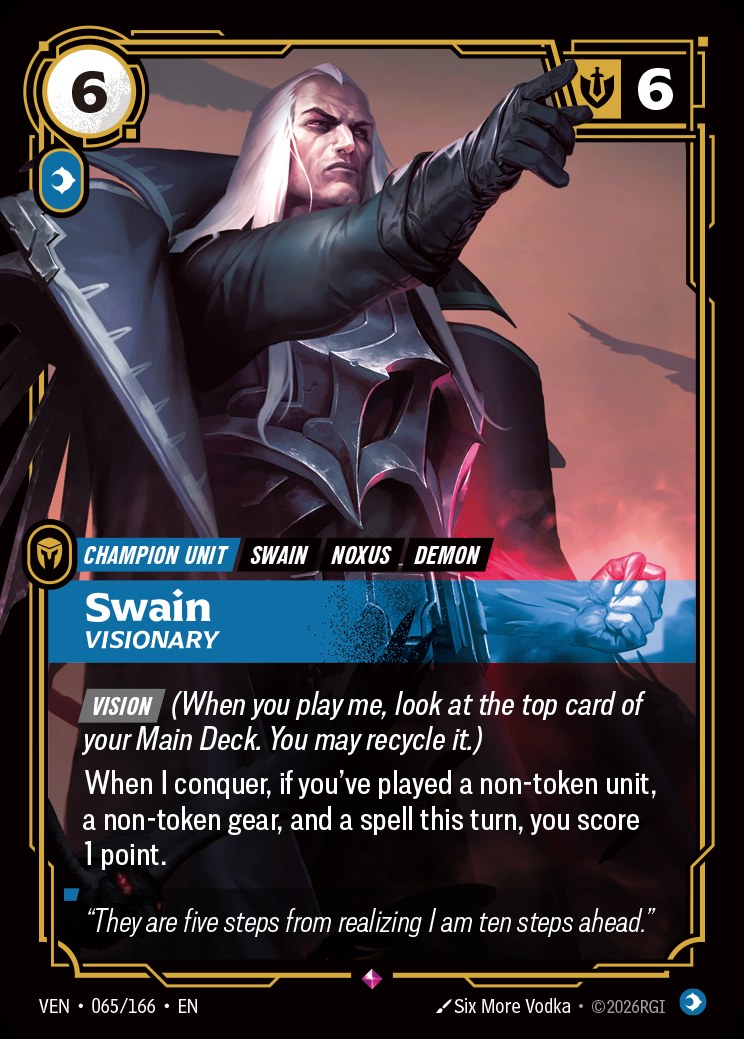 Swain - Visionary, Vendetta 065/166