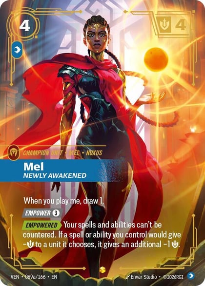 Mel, Newly Awakened (Alternate Art), Vendetta 069a/166