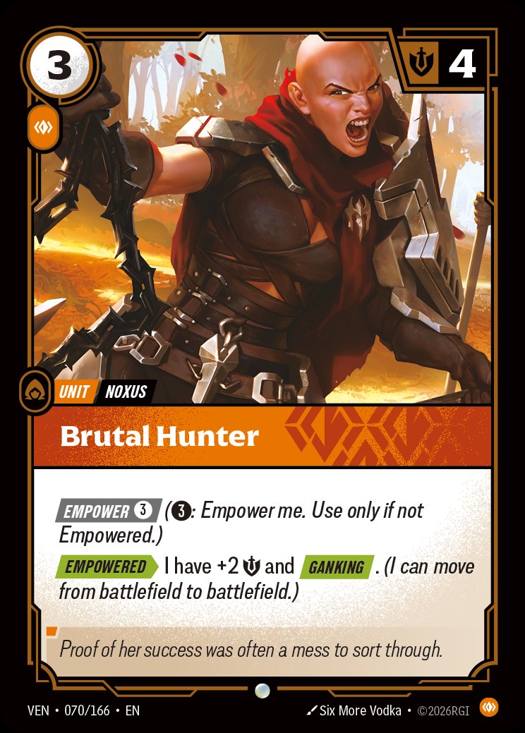 Brutal Hunter, Vendetta 070/166