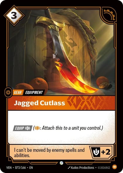 Jagged Cutlass, Vendetta 073/166