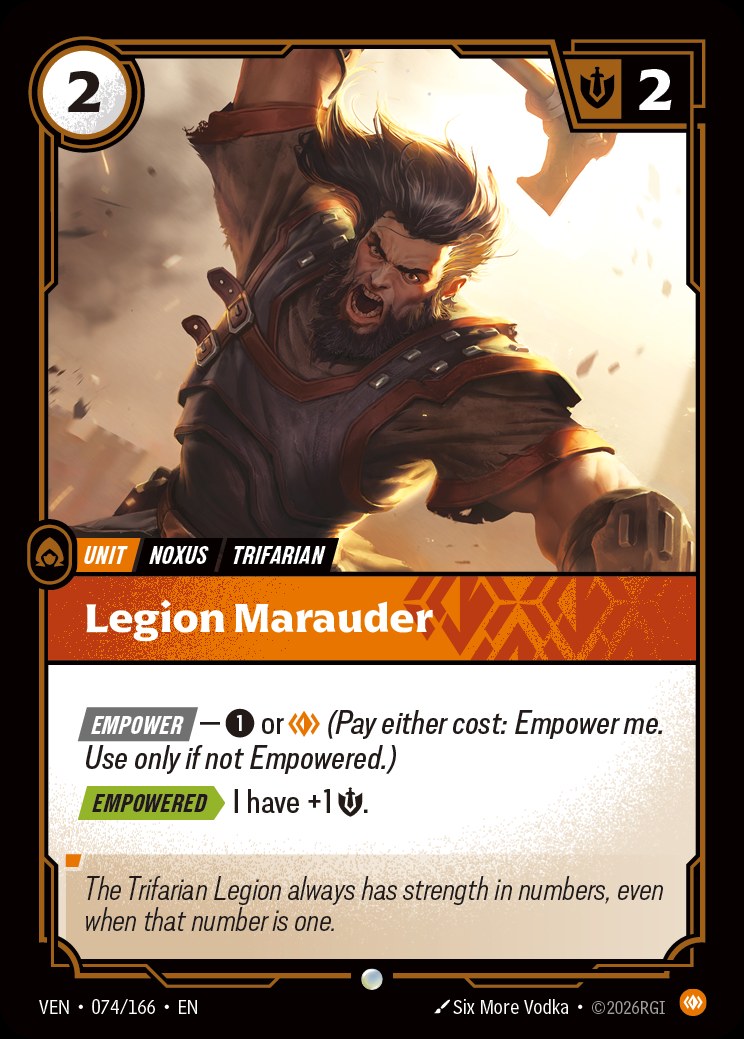 Legion Marauder, Vendetta 074/166