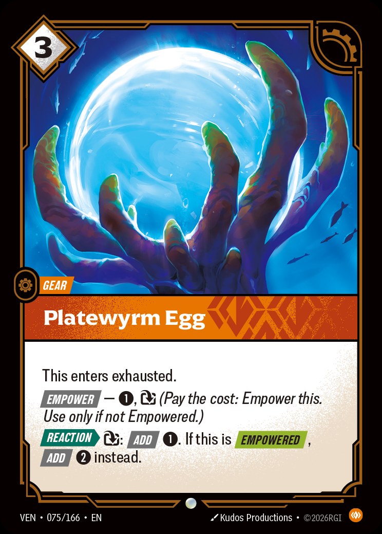 Platewyrm Egg, Vendetta 075/166