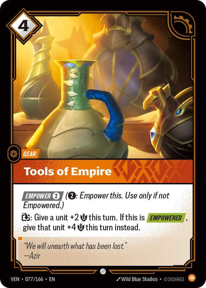 Tools of Empire, Vendetta 077/166