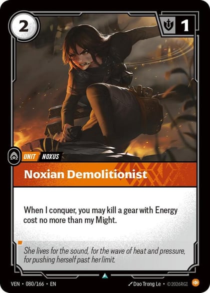 Noxian Demolitionist, Vendetta 080/166