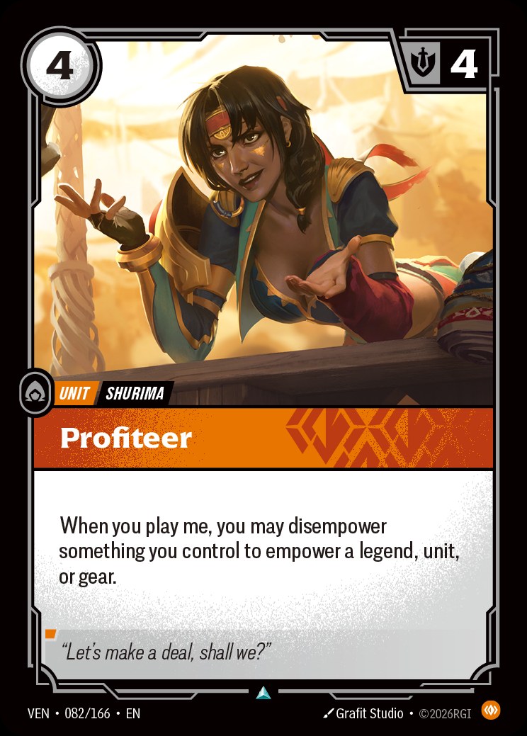 Profiteer, Vendetta 082/166