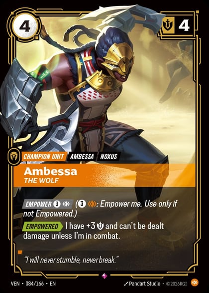 Ambessa - The Wolf, Vendetta 084/166