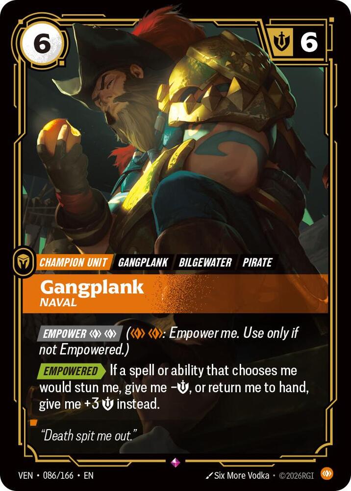 Gangplank, Naval, Vendetta 086/166