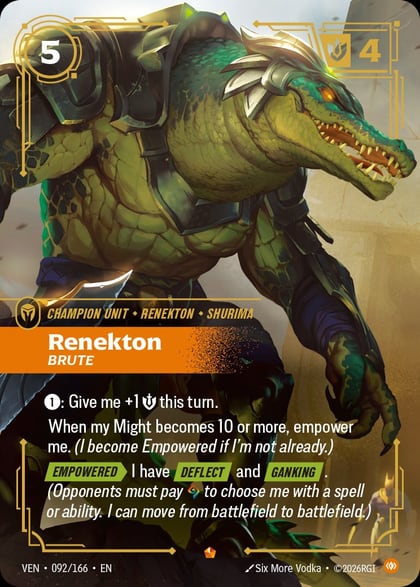 Renekton - Brute, Vendetta 092/166