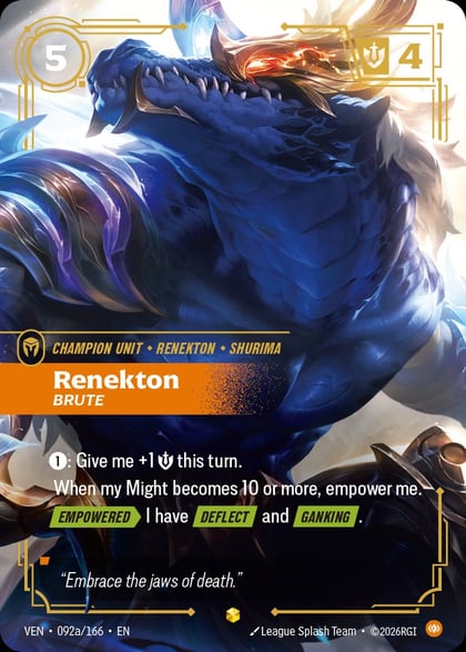 Renekton - Brute (Alternate Art), Vendetta 092a/166