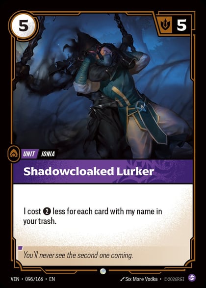 Shadowblade Lurker, Vendetta 096/166