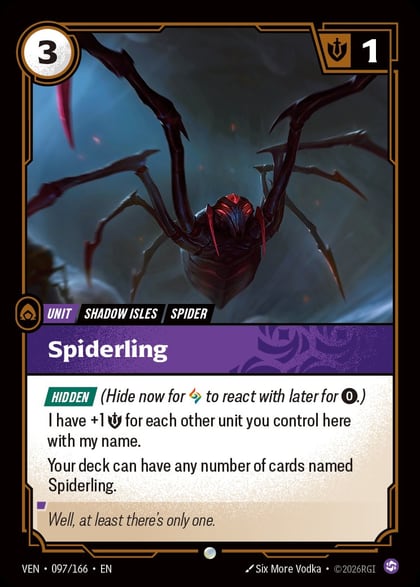 Spiderling, Vendetta 097/166