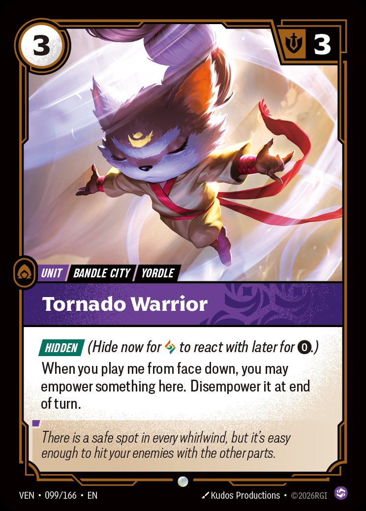Tornado Warrior, Vendetta 099/166