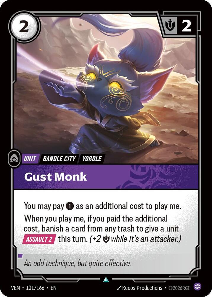 Gust Monk, Vendetta 101/166