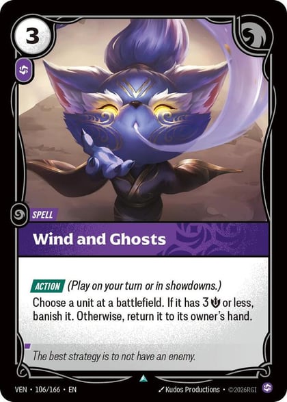 Wind and Ghosts, Vendetta 106/166