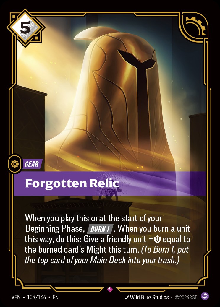 Forgotten Relic, Vendetta 108/166