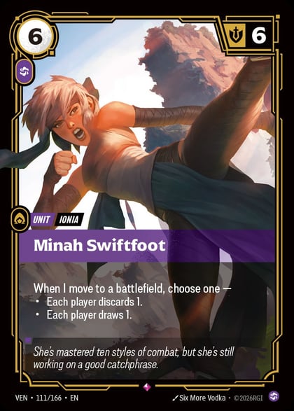 Minah Swiftfoot, Vendetta 111/166