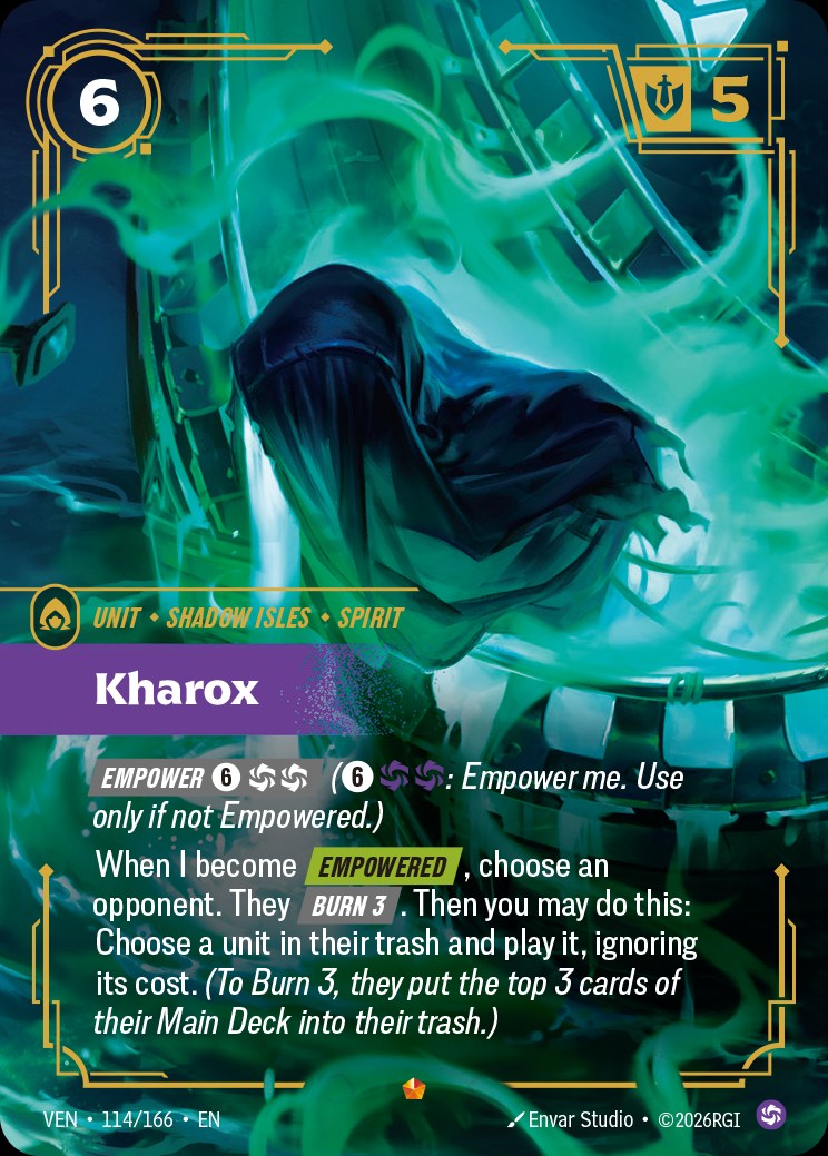 Kharox, Vendetta 114/166