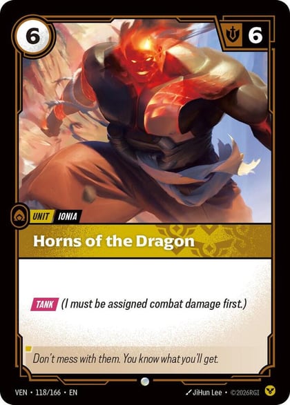 Horns of the Dragon, Vendetta 118/166