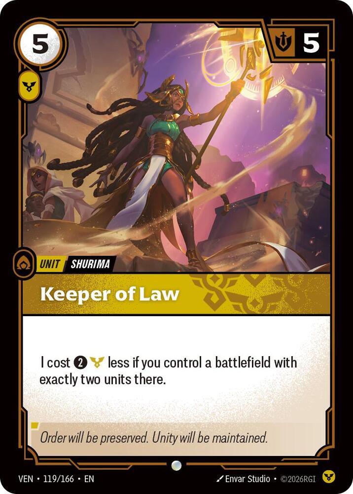 Keeper of Law, Vendetta 119/166