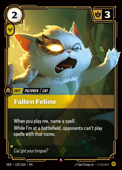 Fallen Feline, Vendetta 132/166