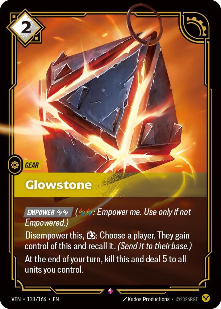 Glowstone, Vendetta 133/166