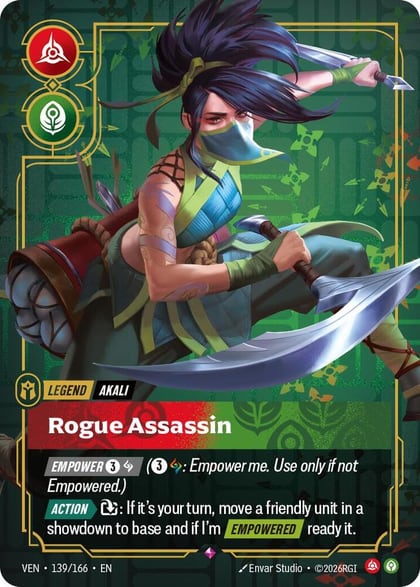 Akali - Rogue Assassin, Vendetta 139/166