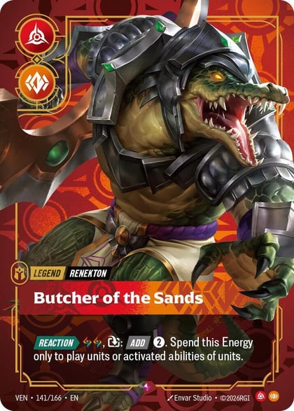 Renekton - Butcher of the Sands, Vendetta 141/166