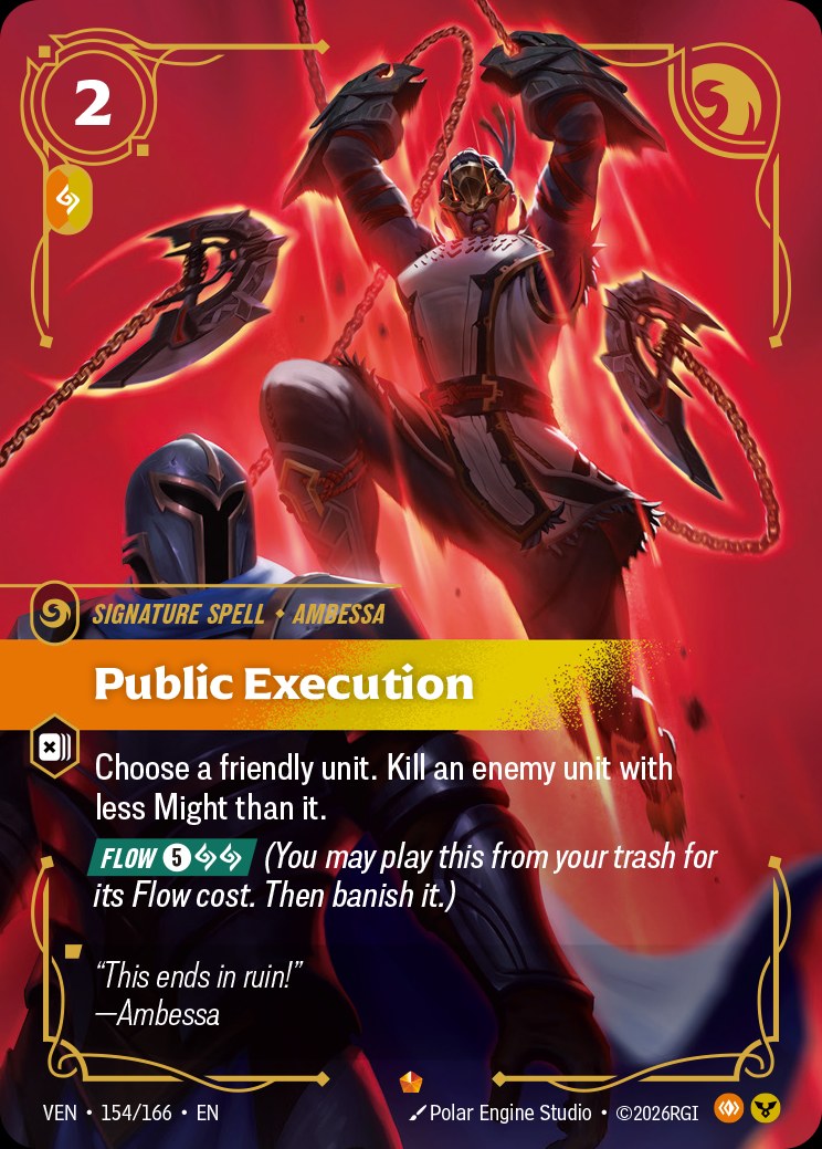Public Execution, Vendetta 154/166