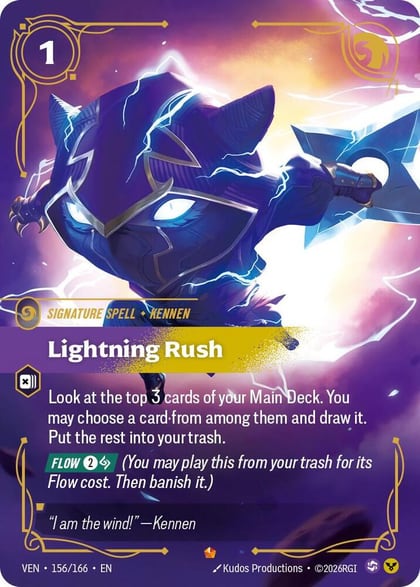 Lightning Rush, Vendetta 156/166
