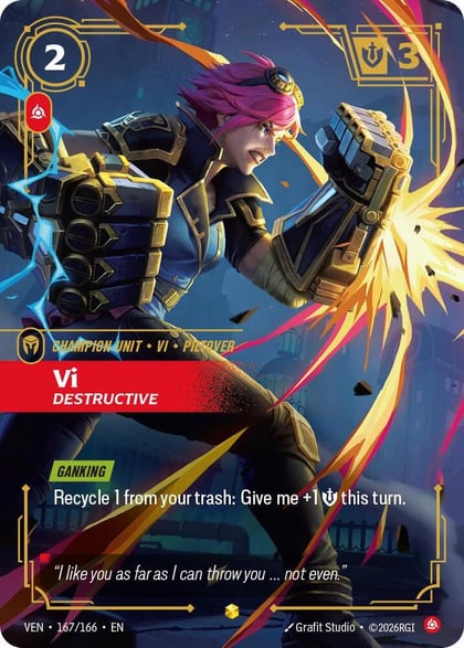 Vi, Destructive, Vendetta 167/166