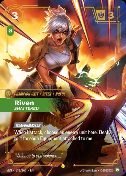 Riven - Shattered (Overnumbered), Vendetta 171/166