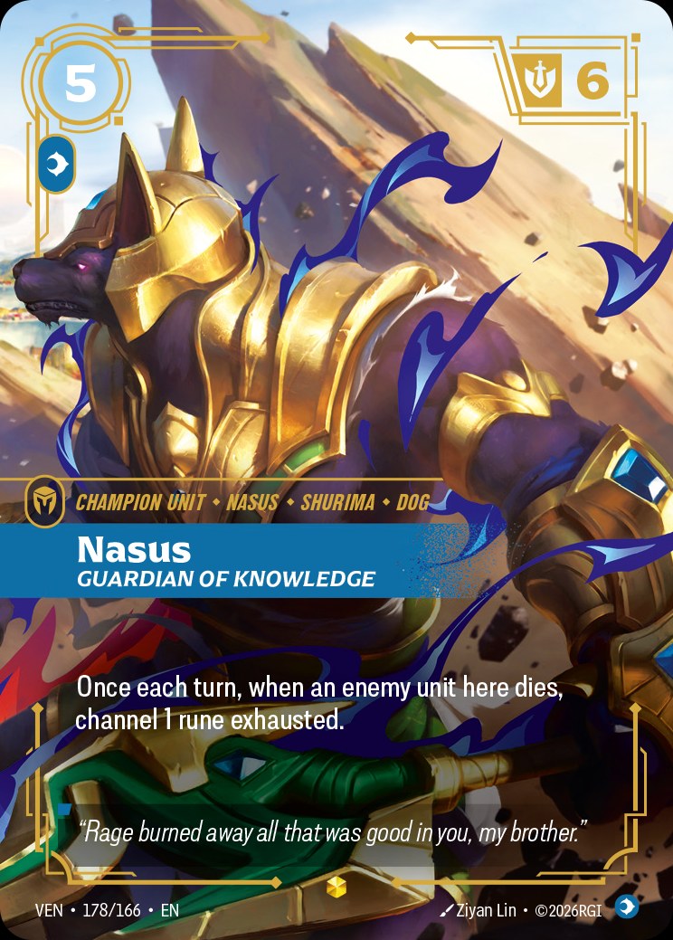 Nasus - Guardian of Knowledge (Overnumbered), Vendetta 178/166
