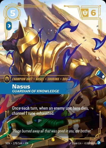 Nasus - Guardian of Knowledge (Overnumbered), Vendetta 178/166