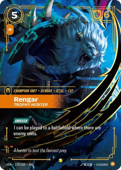 Rengar, Trophy Hunter, Vendetta 179/166