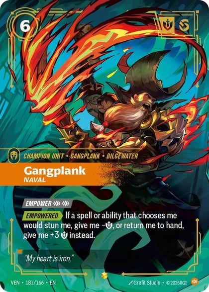 Gangplank, Naval (Overnumbered), Vendetta 181/166