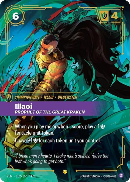 Illaoi, Prophet of the Great Kraken (Overnumbered), Vendetta 182/166