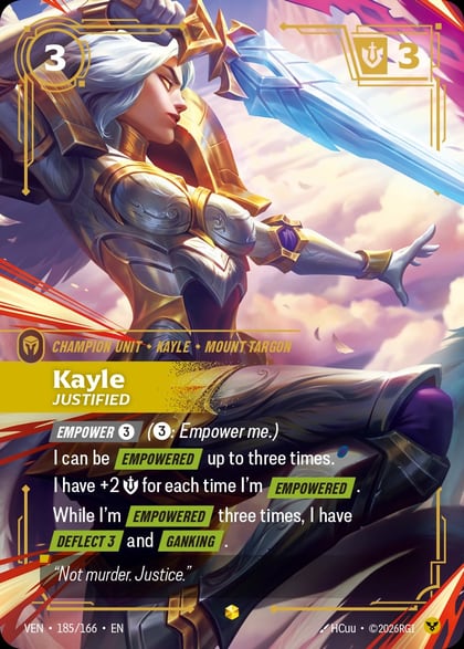 Kayle - Justified (Overnumbered), Vendetta 185/166