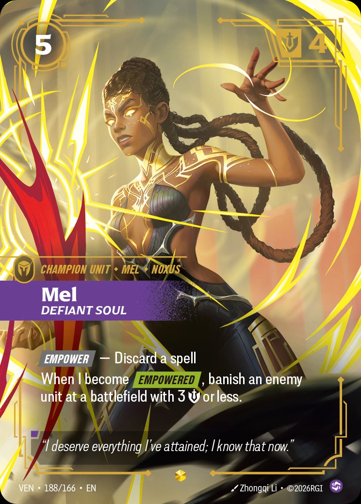 Mel - Defiant Soul (Overnumbered), Vendetta 188/166
