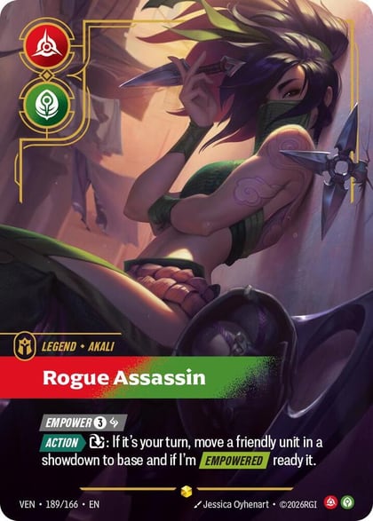 Akali - Rogue Assassin (Overnumbered), Vendetta 189/166