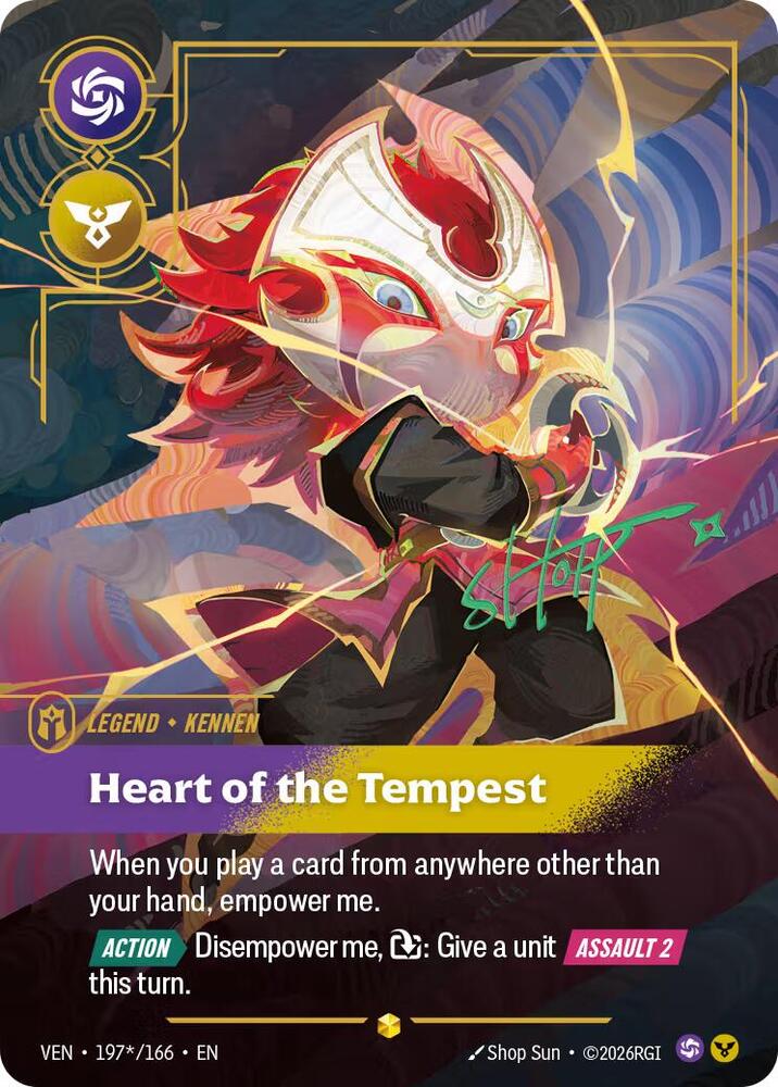 Kennen, Heart of the Tempest (Signature), Vendetta 197*/166