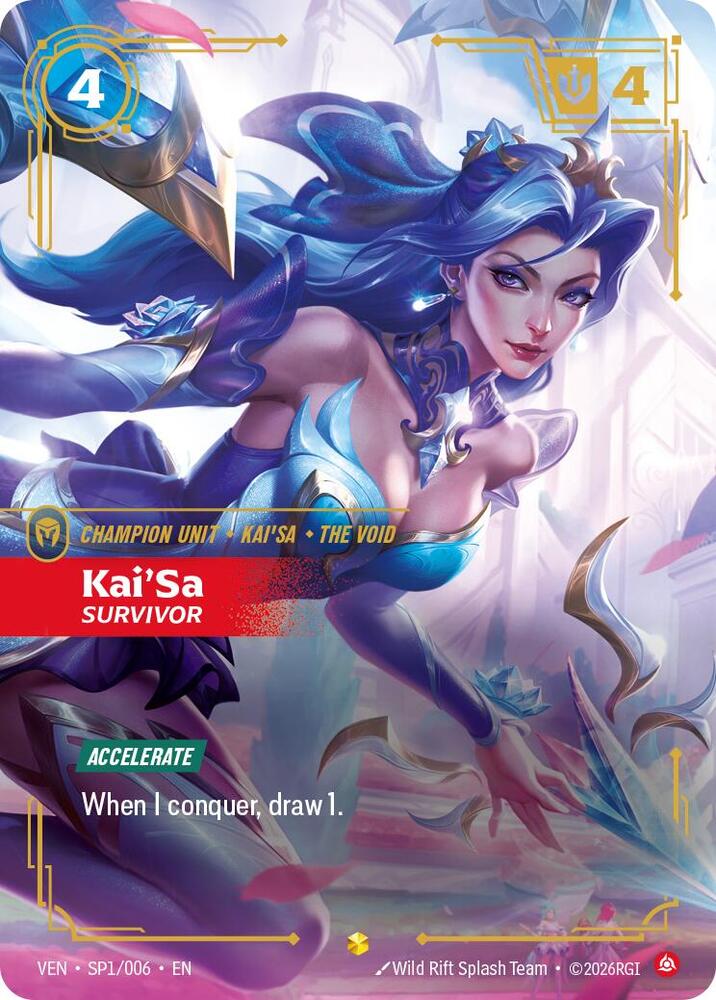 Kai'Sa, Survivor, Vendetta SP1/006
